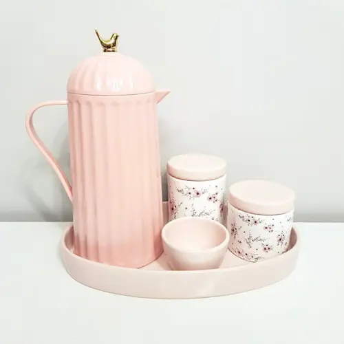 Kit Higiene Floral Cerejeira e Rosa Rosé - Térmica Bird