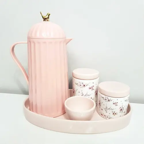 Kit Higiene Floral Cerejeira e Rosa Rosé - Térmica Bird