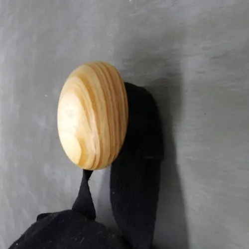 Cabideiro Torneado de Parede em Madeira Pinus 6cm