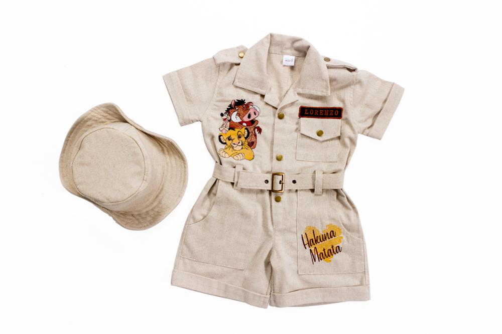 Macacão infantil Rei Leão