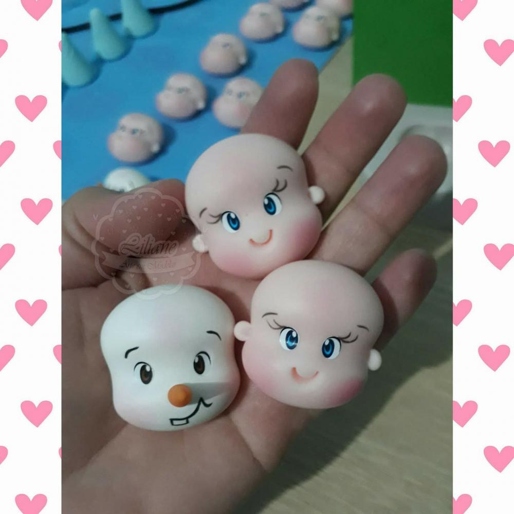 Apliques Frozen , aplique de luxo , frozen em biscuit