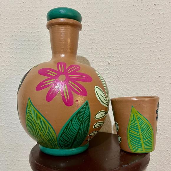 Moringa de Barro 1,5 l Frida e 1 Copo de barro de Brinde