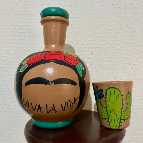 Moringa de Barro 1,5 l Frida e 1 Copo de barro de Brinde