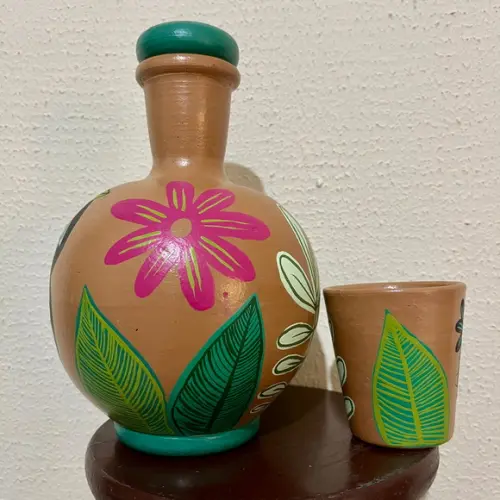 Moringa de Barro 1,5 l Frida e 1 Copo de barro de Brinde