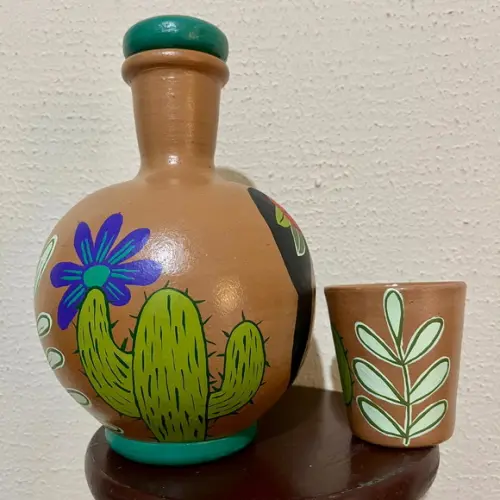 Moringa de Barro 1,5 l Frida e 1 Copo de barro de Brinde