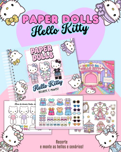 Paper Dolls - Hello Kitty