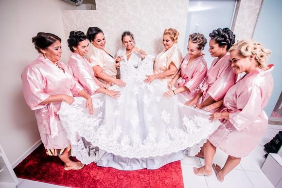 Kit 7 Robes Madrinha, Noiva, Debutante, Formanda.