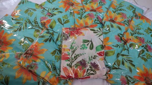 Kit com 13 Robes Visco Estampado