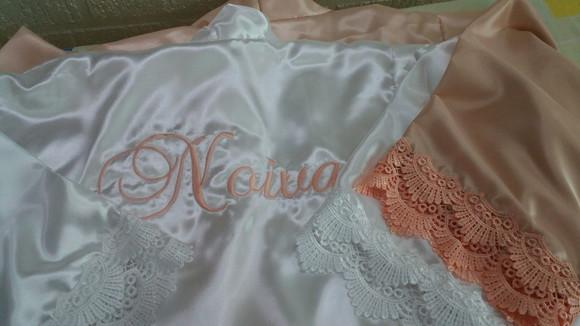 Robe com Bordado, Acabamento em Gripier