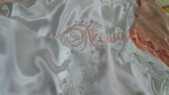 Robe com Bordado, Acabamento em Gripier