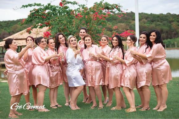Robe em Cetim Charmousse