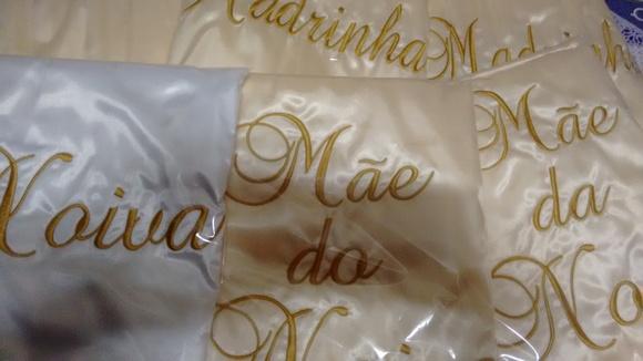 Robe Personalizados 3 Peças Noivas, Convidadas