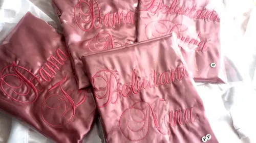 Kit 11 Robes Cetim Charmousse Personalizados