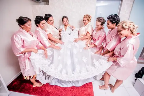 Kit 7 Robes Madrinha, Noiva, Debutante, Formanda.