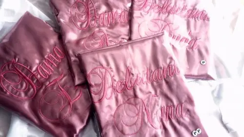Robe com Bordado, Debutante, Formanda