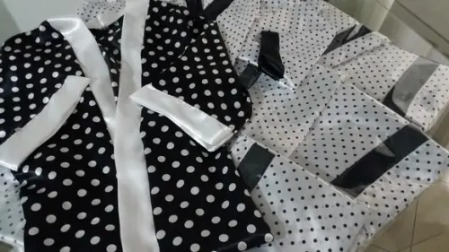 Robe Personalizado Noiva, Debutante, Formanda Estampa Bolinh