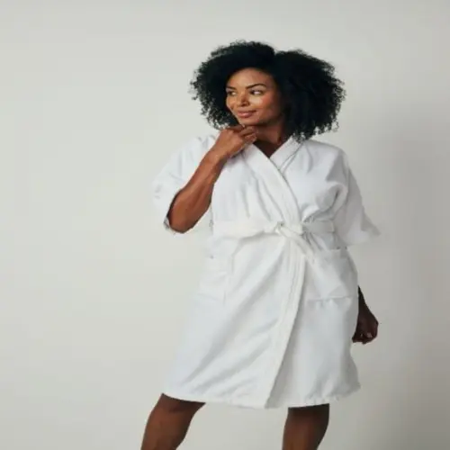 Roupão Atoalhado Adulto com Bolso