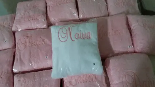 Roupão Inverno Microfibra com Bordado.