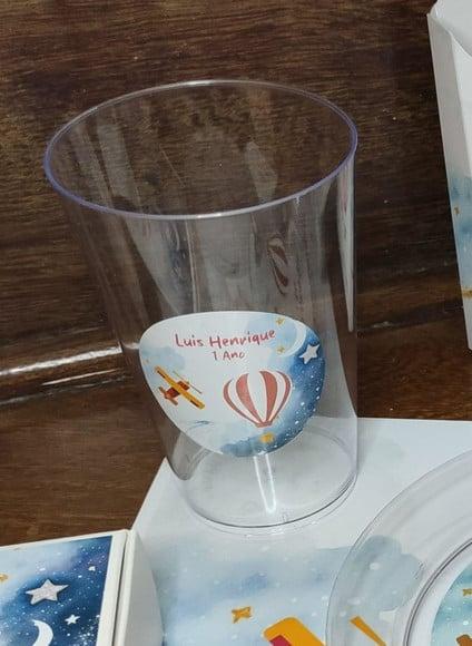 10 Copos Acrílico Personalizados