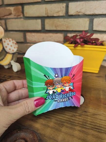 50 Caixas de Batata Personalizada