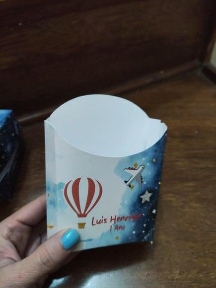50 Caixas de Batata Personalizada