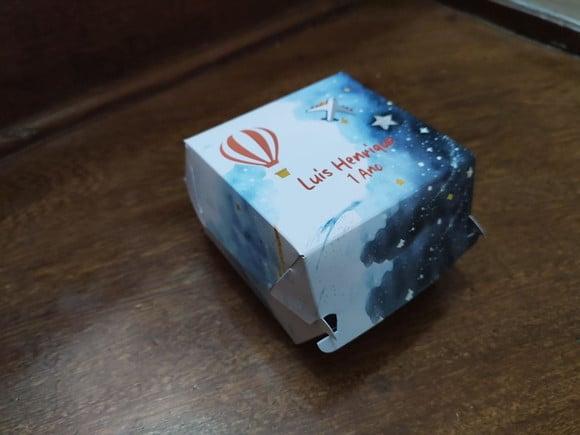 50 Caixas Personalizada para Hambúrguer G