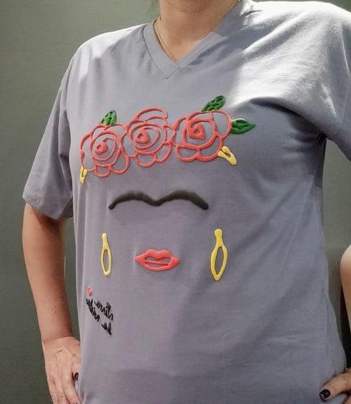 Camiseta m Frida Kalo