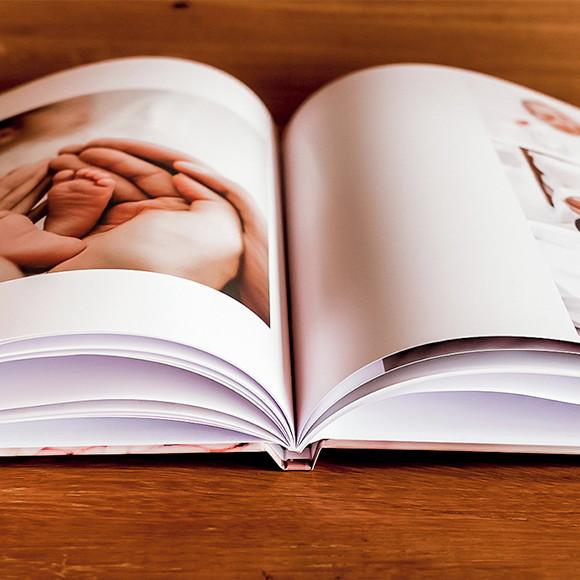 Fotolivro Álbum Tradicional Capa Dura Abertura Gaivota