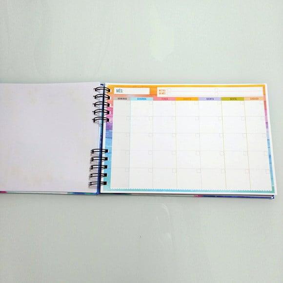 Planner Mensal Pandoca Unicórnio