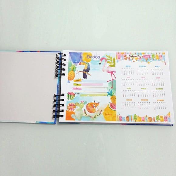 Planner Mensal Pandoca Unicórnio