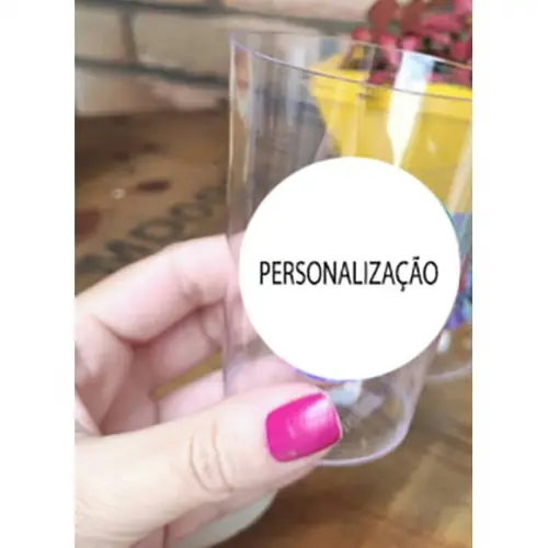 10 Copos Acrílico Personalizados
