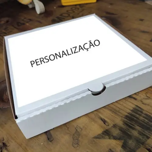 50 Unidades Caixa Mini Pizza 17x17x3cm