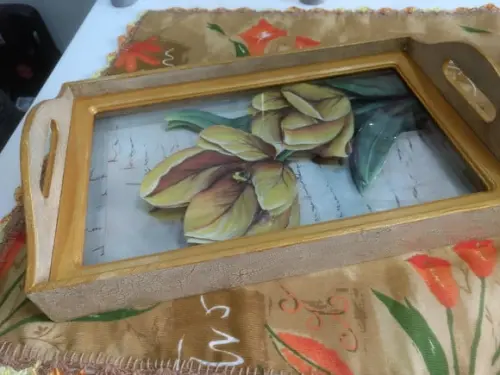 Bandeja Floral (Arte Francesa)