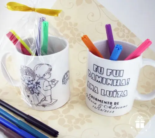 Caixa com Caneca para Pintar