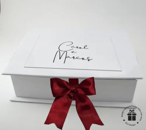 Caixa para Padrinhos com Robe/roupão e Gravata