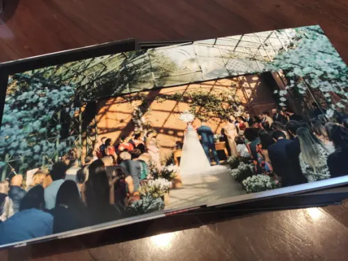 Fotolivro Álbum Premium Capa Dura Abertura Panorâmica