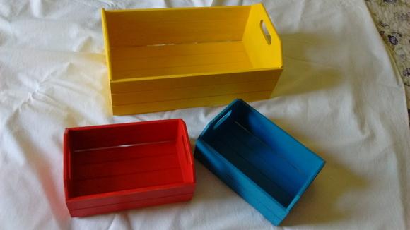 Caixotes em mdf 27,5 x 17,5 x 12,5