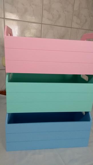 Caixotes em MDF- Grande - 45 x 26 x 21,5
