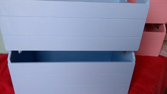 Caixotes em MDF- Grande - 45 x 26 x 21,5