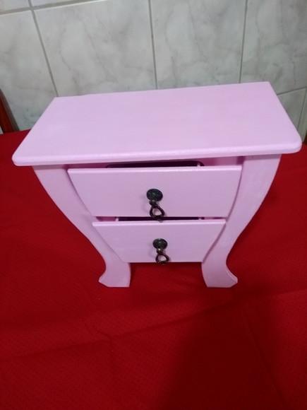 Comoda- Decorada com 3 Gavetas