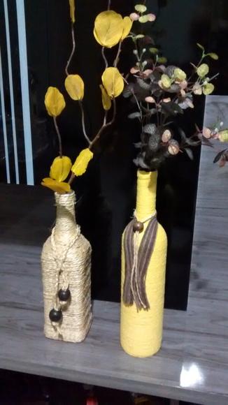 Conjuto Garrafa decorada