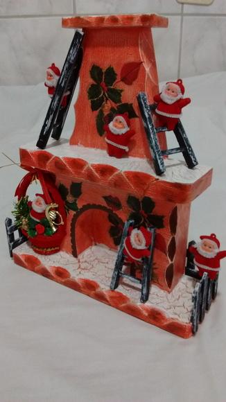 Enfeite de Natal - Lareira