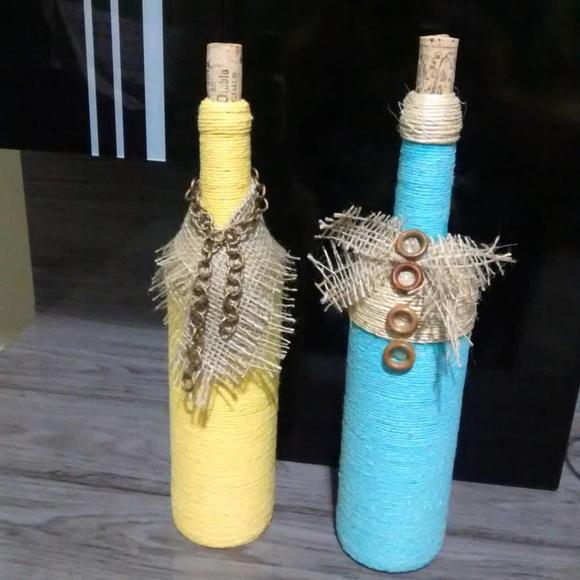 Garrafa decorada