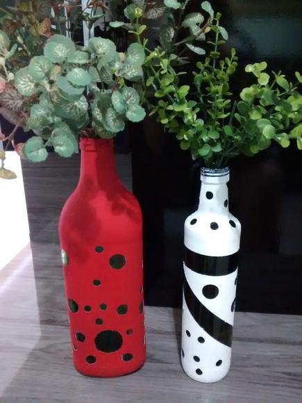 Garrafa decorada