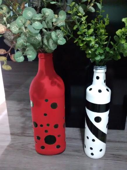 Garrafa decorada