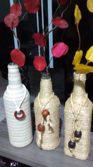 Garrafa decorada