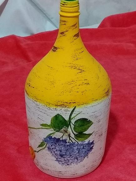 Garrafa decorada - Garrafão