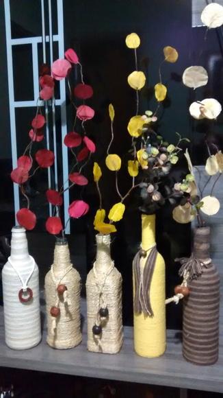 Garrafa decorada
