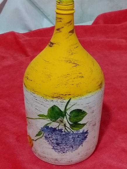 Garrafa decorada - Garrafão