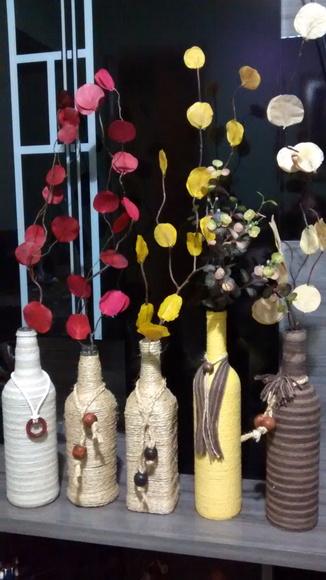Garrafa decorada
